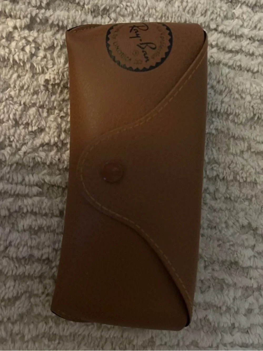 Ray-Ban Gold Frame Sunglasses with Black Lenses